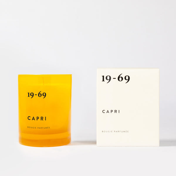 19-69 Capri Candle 200g Product and Box