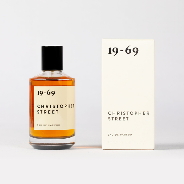 19-69 Christopher Street Eau de Parfum 100ml Product and Box