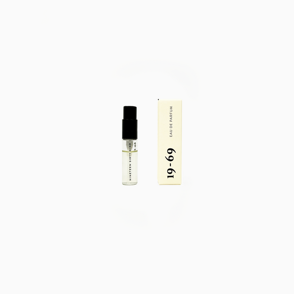 19-69 Christopher Street Eau de Parfum 2.5ml Product and Box