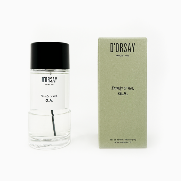 D'Orsay Dandy Or Not. G.A. Eau de Parfum 90ml Product and Box