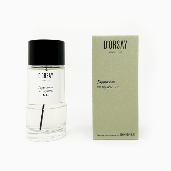 D'Orsay Japprochais Un Mystere. A.C. Eau de Parfum 90ml Product and Box