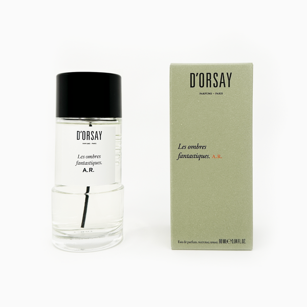 D'Orsay Les Ombres Fantastiques. A.R. Eau de Parfum 90ml Product and Box
