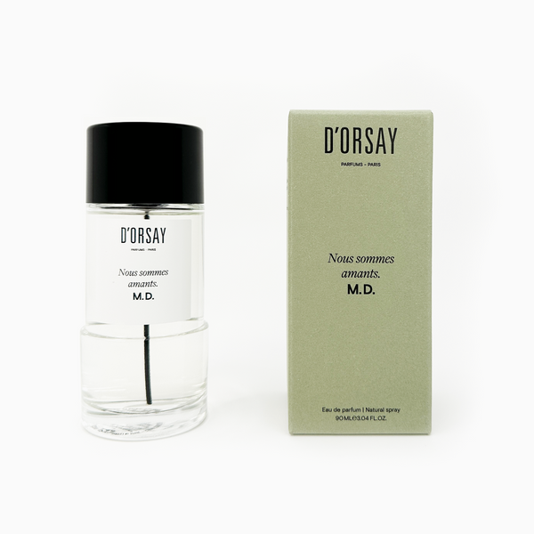 D'Orsay Nous Sommes Amants. M.D. Eau de Parfum 90ml Product and Box