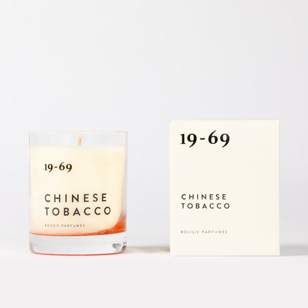 19-69 Chinese Tobacco Candle 200g Product and Box