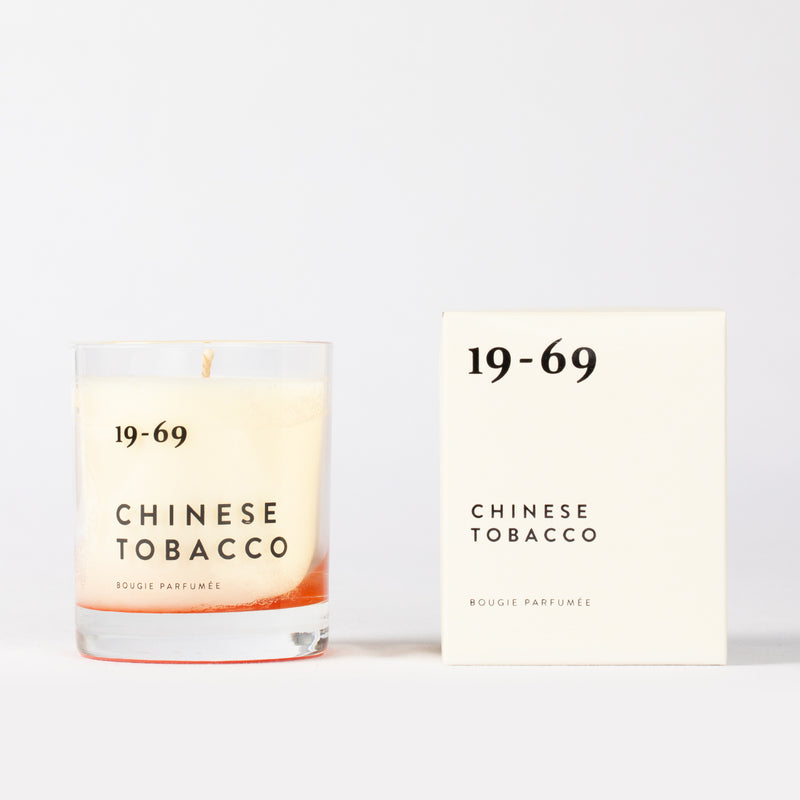 19-69 Chinese Tobacco Candle 200g Product and Box