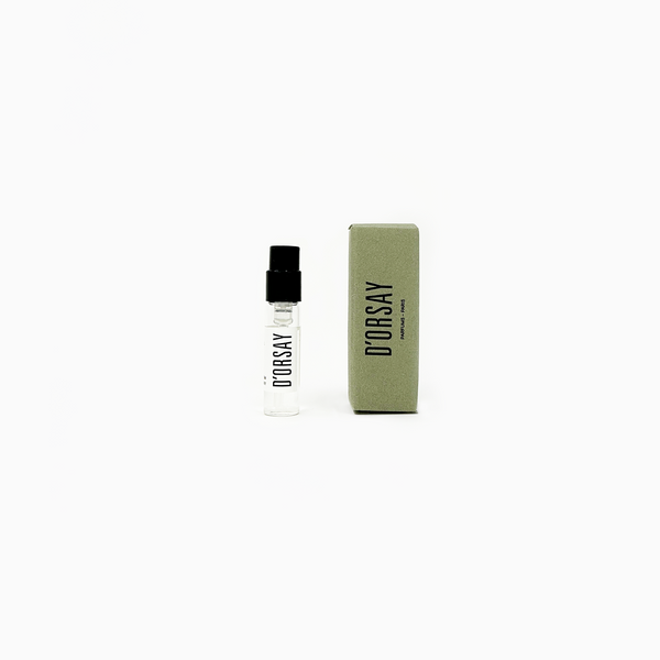 D'Orsay Sur Tes Levres. E.Q. Eau de Parfum 1.5ml Product and Box